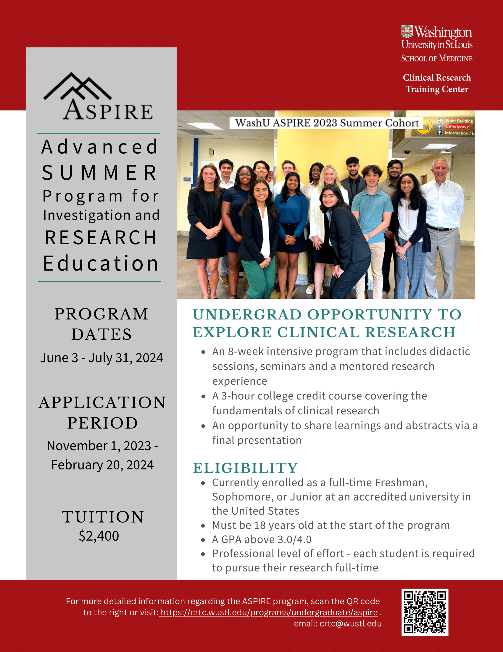 Aspire Flyer 20241.png Office of Undergraduate Research